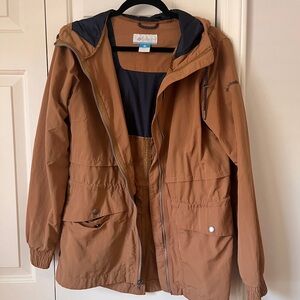 Columbia Women's Rain Jacket - Brown / Camel